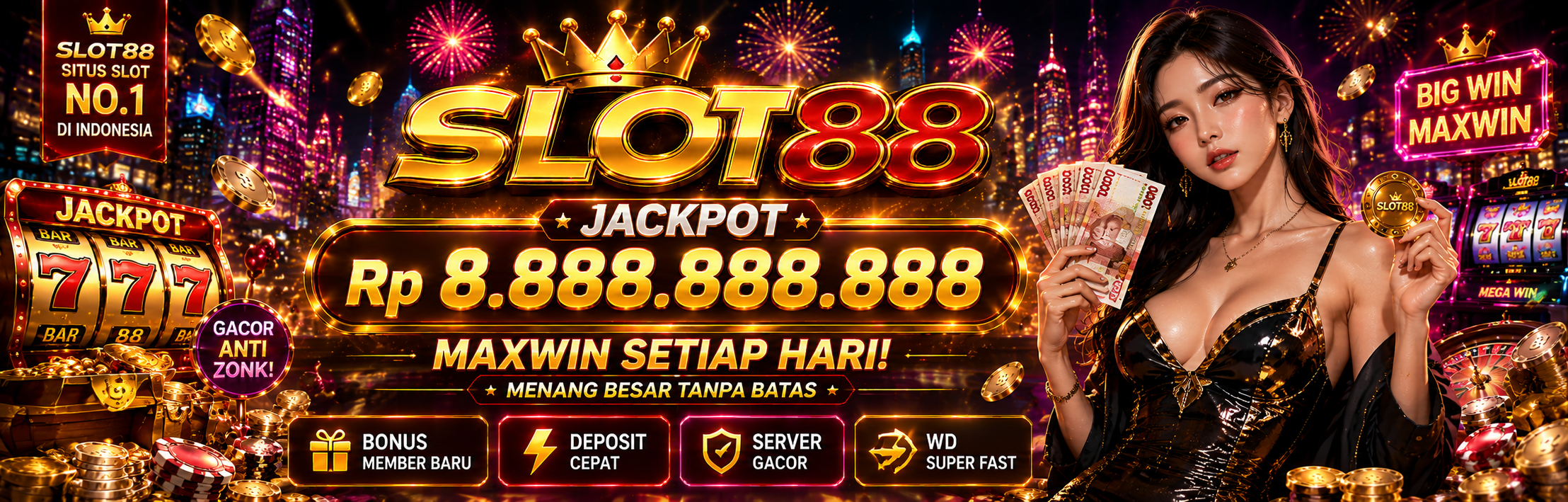 SLOT88 Jackpot Maxwin — Gampang Menang Hari ini